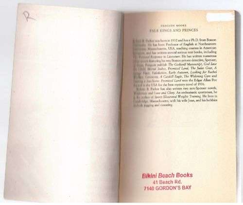 Pale Kings and Princes -- Robert B. Parker
