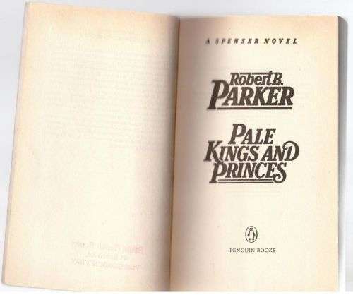 Pale Kings and Princes -- Robert B. Parker