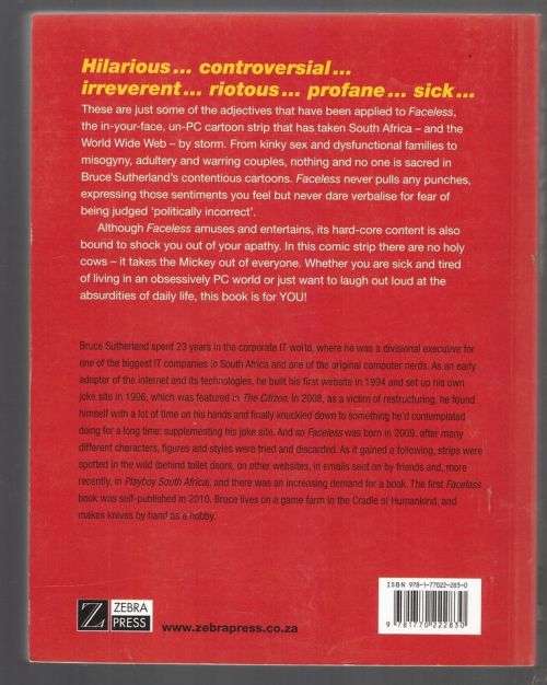 Faceless -- Bruce Sutherland ** Signed **