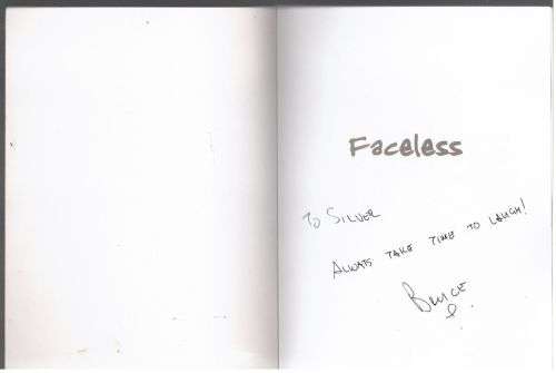 Faceless -- Bruce Sutherland ** Signed **
