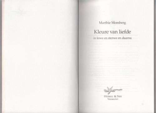 Kleure van Liefde -- Marthie Momberg