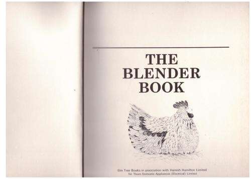 The Blender Book -- Gwen Robyns
