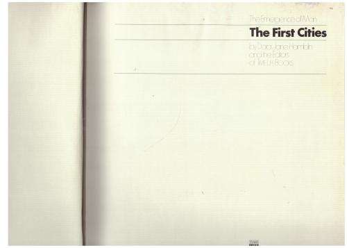 The First Cities  --  Dora Jane Hamblin