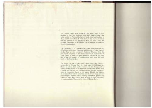 The First Cities  --  Dora Jane Hamblin