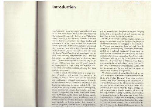 The First Cities  --  Dora Jane Hamblin