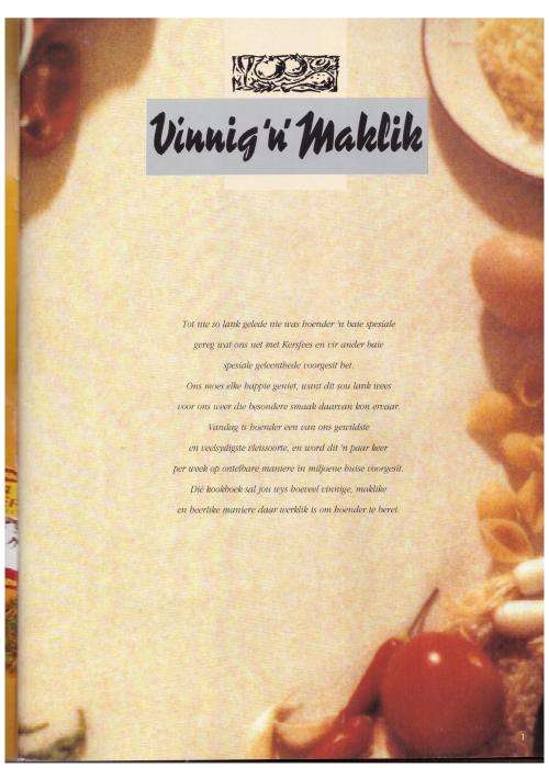 Vinnig `n Maklik: Hoender -- Robyn Martin