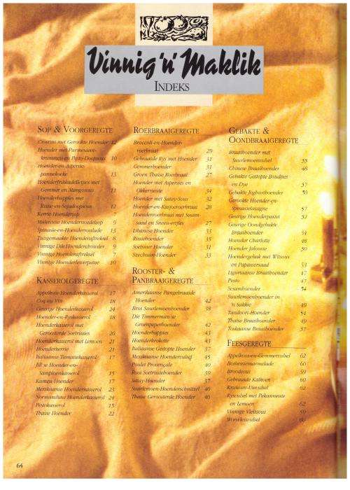 Vinnig `n Maklik: Hoender -- Robyn Martin