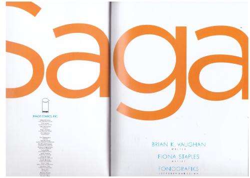 Saga, Vol. 1 --  Brian K Vaughan, Fiona Staples