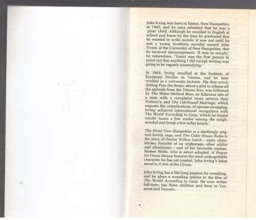A Son of the Circus -- John Irving