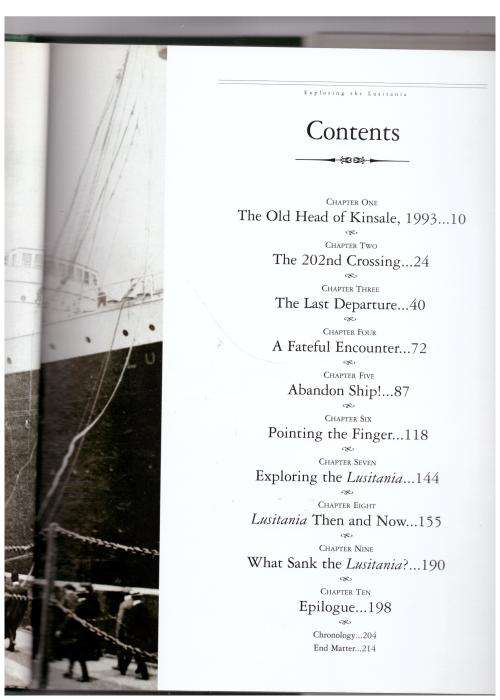 Exploring the Lusitania: Probing the Mysteries of the Sinking --  Robert D. Ballard