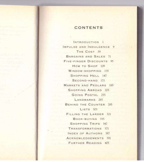 The Virago Book of the Joy of Shopping -- Jill Foulston [Editor]