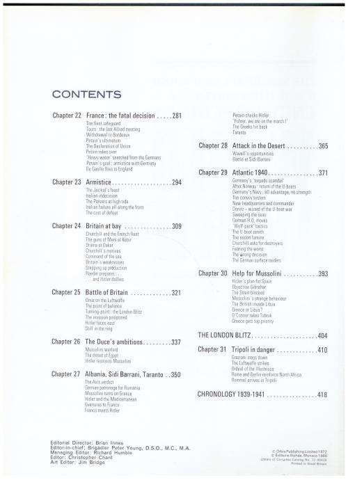 The Marshall Cavendish Illustrated Encyclopedia of World War II, Volume 1-3