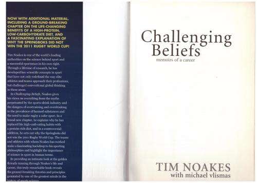 Challenging Beliefs: Memoirs of a Career -- Tim Noakes, Michael Vlismas