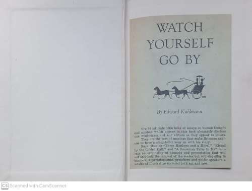 Watch Yourself Go By --  Edward Kuhlmann