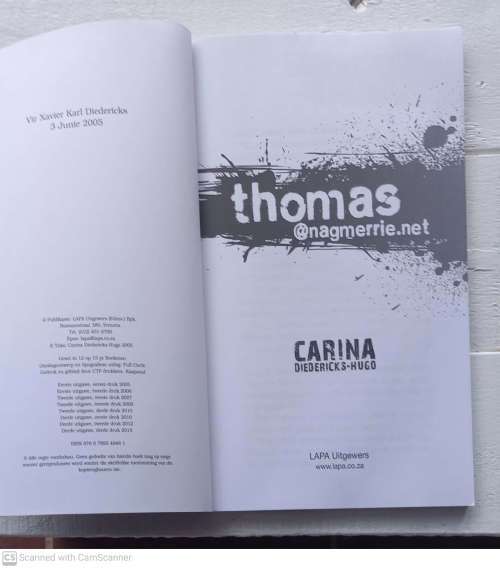 Thomas@nagmerrie.net: Boek 5  --  Carina Diedericks-Hugo
