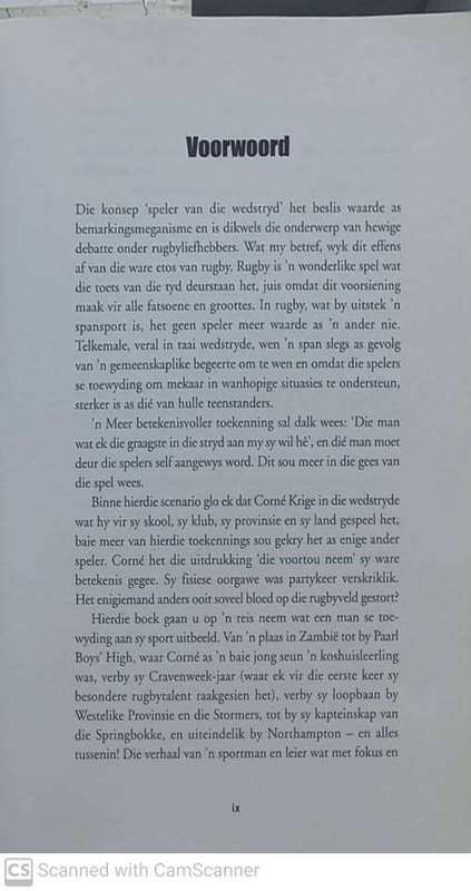 Regte Plek, Verkeerde Tyd: Die Outobiografie Van Corné Krige, met Peter Bills
