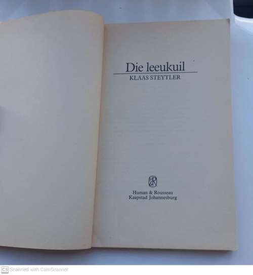 Die Leeukuil --  Klaas Steytler
