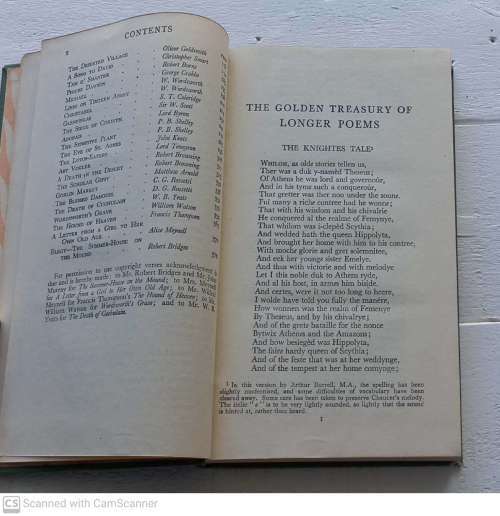The Golden Treasury of Longer Poems -- Ernest Rhys (Ed.)