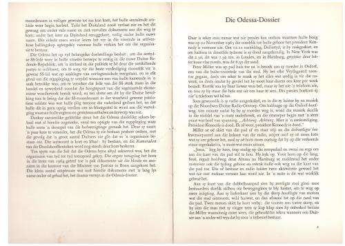 Die Odessa Dossier -- Frederick Forsyth