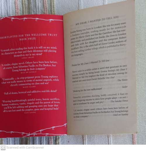 My Dear, I Wanted to Tell You: A Novel -- Louisa Young