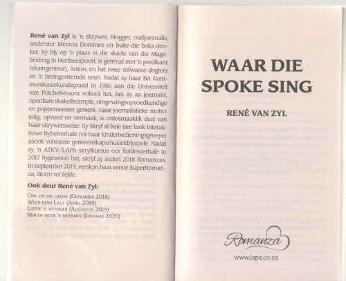 Waar Die Spoke Sing -- Rene van Zyl