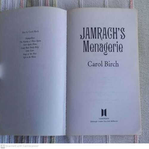 Jamrach`s Menagerie -- Carol Birch