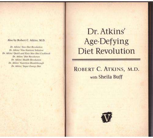 Dr. Atkins` Age-defying Diet Revolution --  Robert C. Atkins