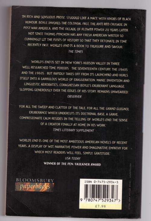 World`s End: A Novel  --  T. Coraghessan Boyle