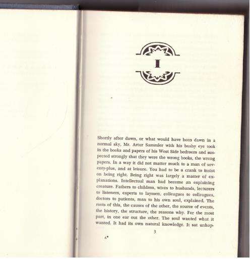 Mr Sammler`s Planet  --  Saul Bellow