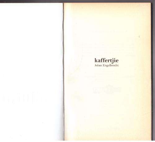 Kaffertjie -- Johan Engelbrecht