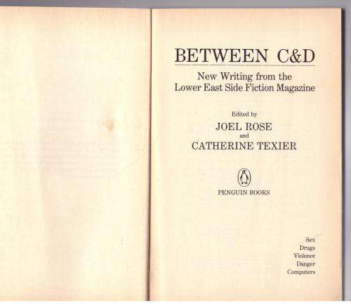 Between C & D: New Writing from the Lower East Side Fiction Magazine --  Joel Rose, Catherine Texier
