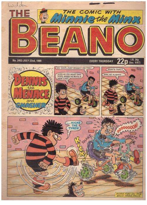 The Beano #2453 - July 22nd, 1989