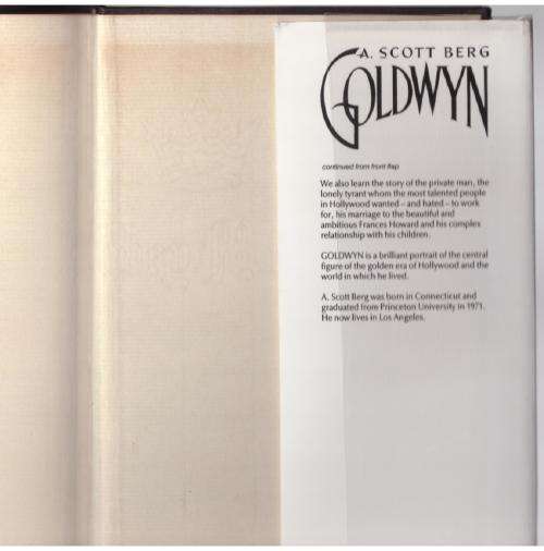 Goldwyn: A Biography  --  A. Scott Berg