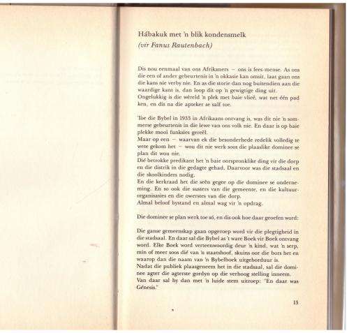 Profeet met kondensmelk (Vertellings 3) -- Jan Spies