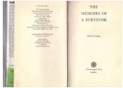 The Memoirs of a Survivor -- Doris Lessing
