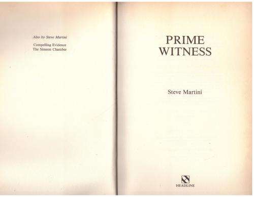 Prime Witness  --  Steve Martini