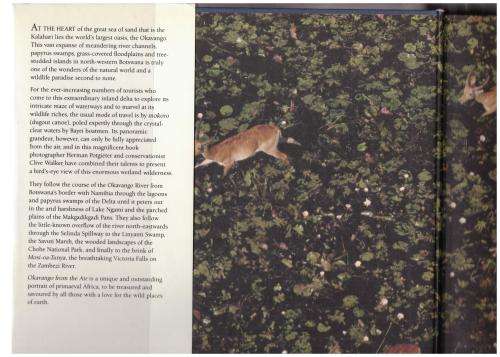 Okavango from the air  -- Clive Walker