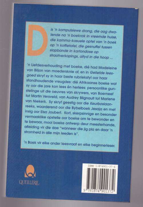 Geliefde leesgoed -- Madeleine Van Biljon