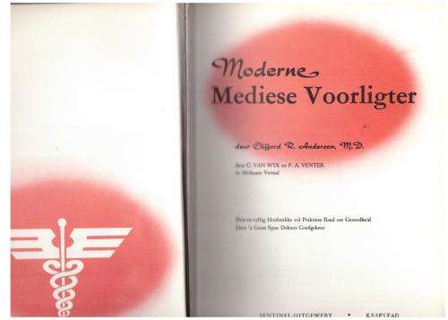 Moderne mediese voorligter -- Clifford R. Anderson