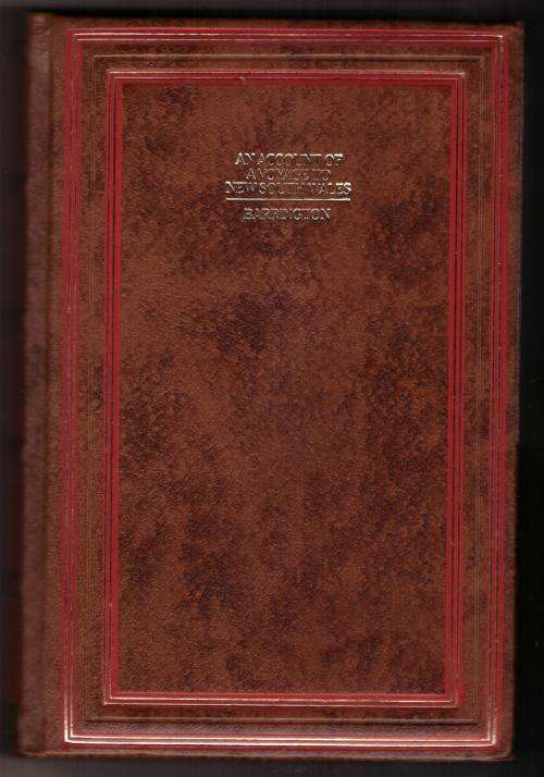 An Account of a Voyage to New South Wales -- George Barrington