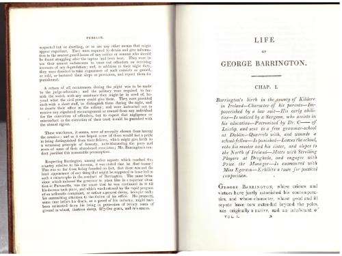 An Account of a Voyage to New South Wales -- George Barrington