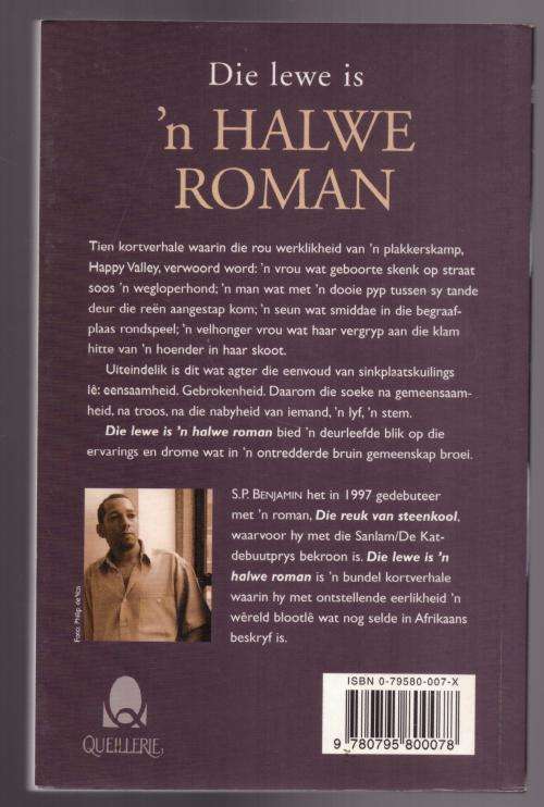 Die Lewe is `n halwe roman -- S. P. Benjamin