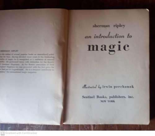 An Introduction to Magic -- George Sherman Ripley