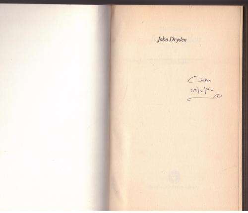 The Works of John Dryden