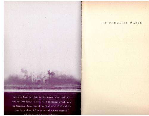 The Forms of Water  --  Andrea Barrett