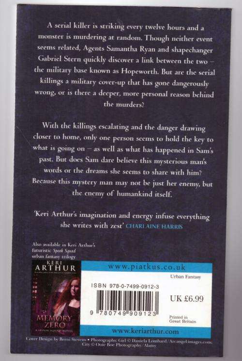 Generation 18 (The Spook Squad #2) -- Keri Arthur