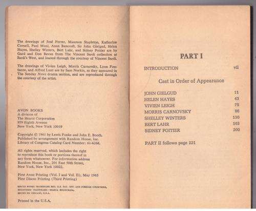 Actors Talk about Acting: Fourteen Interviews  -- Lewis Funke, John Erlanger Booth [Editors]