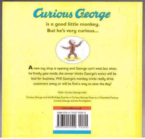 Curious George Visits a Toy Shop -- Margret Rey, H. A. Rey