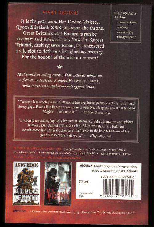 Triumff: Her Majesty`s Hero -- Dan Abnett