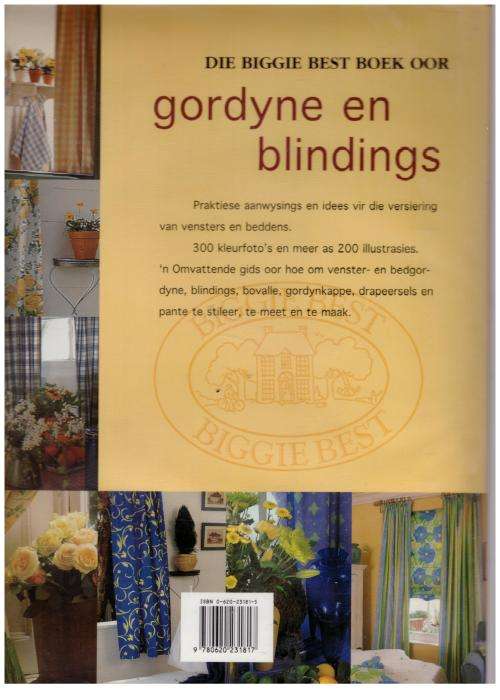Die Biggie Best Boek Oor Gordyne En Blindings -- Pru Pfuhl